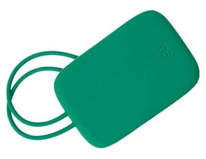 Силиконовая багажная бирка Ninetygo Silicone Luggage Tag Green - 4