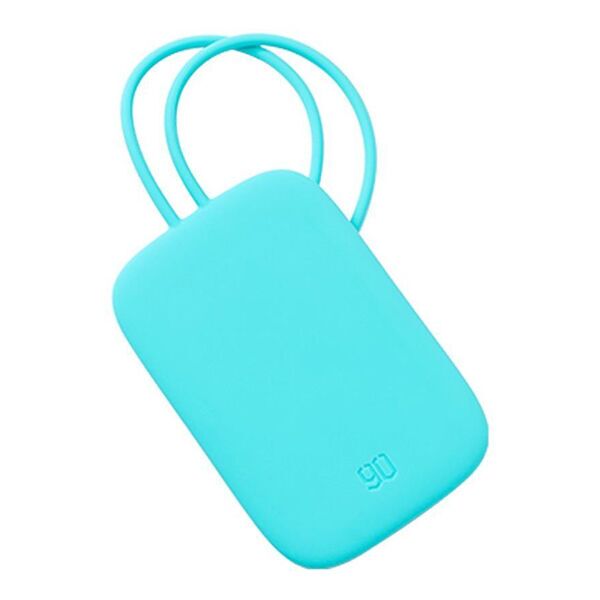 Силиконовая багажная бирка Ninetygo Silicone Luggage Tag Aqua Blue - 5