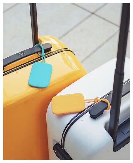 Силиконовая багажная бирка Ninetygo Silicone Luggage Tag Aqua Blue - 4