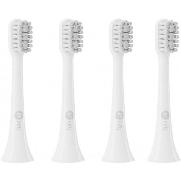 Сменные насадки для зубной щетки inFly Toothbrush Head для T03S (4 шт) (White) - 1