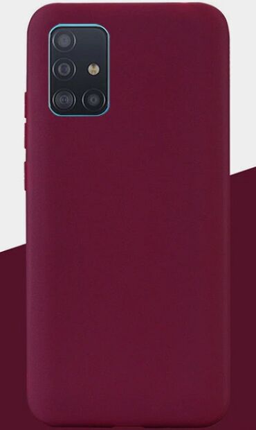 Чехол-накладка More choice FLEX для Samsung A71 (2020) вишневый - 5