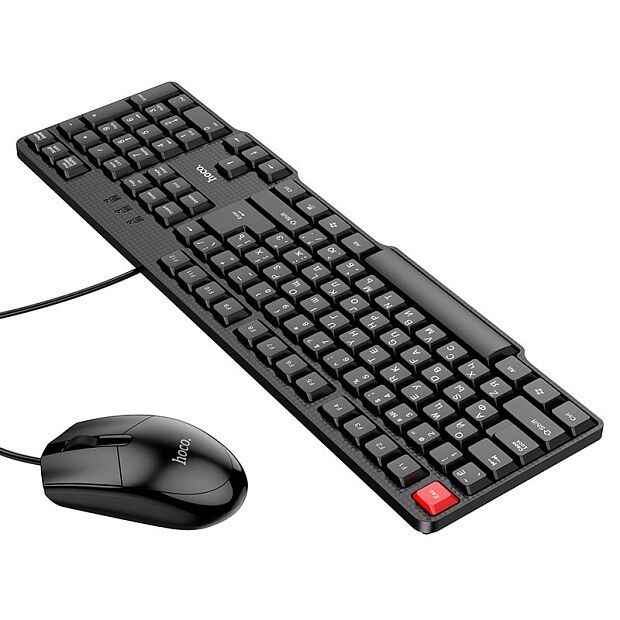 Игровая клавиатура и мышь Hoco GM16 Business (комплект) (Black) - 8