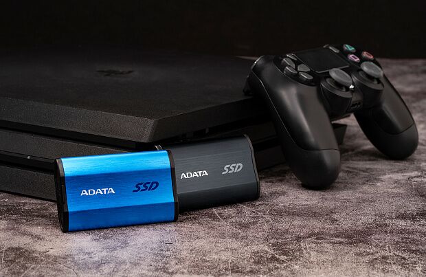 Твердотельный накопитель ADATA External SSD SE800, 1024GB, Type-C, USB 3.2 Gen2, R/W 1000/1000 MB/s, IP68, 73x44x13mm, Blue - 11