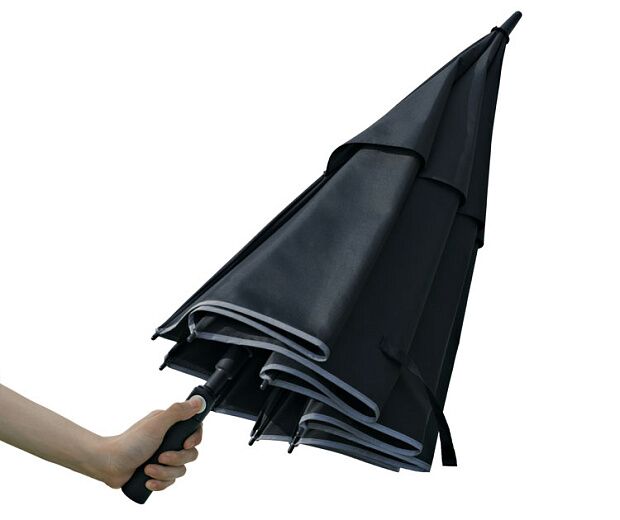 Зонт NINETYGO Double-layer Windproof Golf Automatic Umbrella (Black) - 2