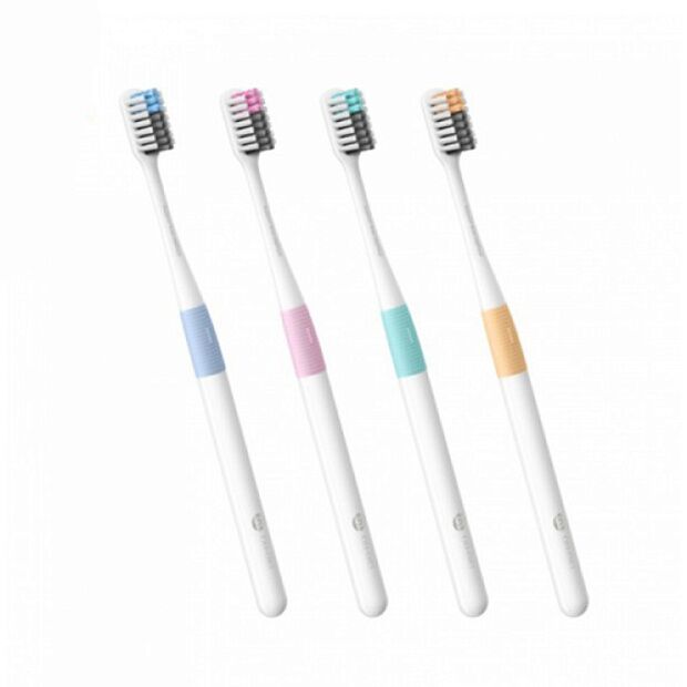 Набор зубных щеток Dr. Bei Bass Method Toothbrush Multicolor (4 шт.) - 3