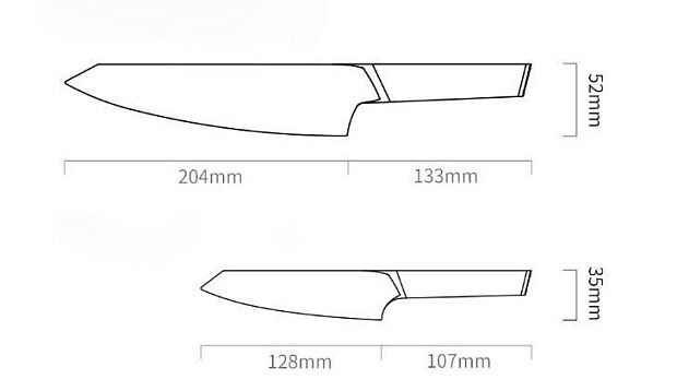 Набор ножей HuoHou Fire Compound Steel Knife Set : отзывы и обзоры - 4