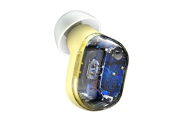 Беспроводные наушники BASEUS Encok True WM01, Bluetooth, желтый - 3