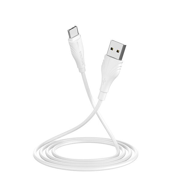 USB кабель BOROFONE BX18 Optimal Type-C, 2м, PVC (белый) - 5