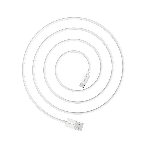 USB кабель BOROFONE BX22 Bloom Type-C, 1м, 3A, PVC (белый) - 4