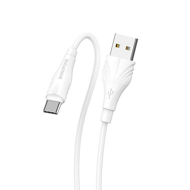 USB кабель BOROFONE BX18 Optimal Type-C, 2м, PVC (белый) - 4