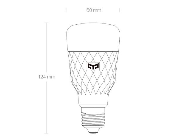Лампочка Yeelight Smart Light Bulb 1S (White/Белый) : отзывы и обзоры - 3