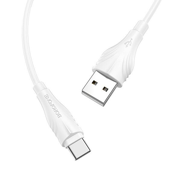 USB кабель BOROFONE BX18 Optimal Type-C, 2м, PVC (белый) - 6