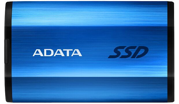Твердотельный накопитель ADATA External SSD SE800, 512GB, Type-C, USB 3.2 Gen2, R/W 1000/1000 MB/s, IP68, 73x44x13mm, Blue - 2