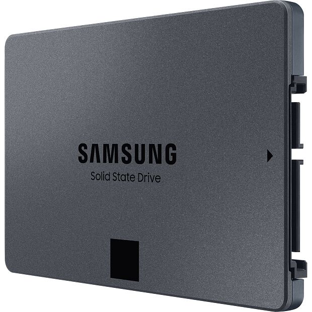 Твердотельные накопители Samsung SSD 870 QVO, 4000GB, 2.5 7mm, SATA3, 4-bit MLC, R/W 560/530MB/s, IOPs 98 000/88 000, TBW 1440, DWPD 0.33 (12 мес.) - 3