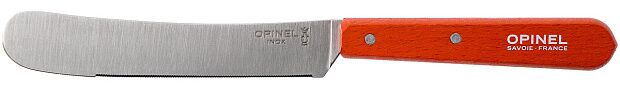 Нож столовый Opinel, деревянная рукоять, блистер, нержавеющая сталь, красный, 002176 - 2
