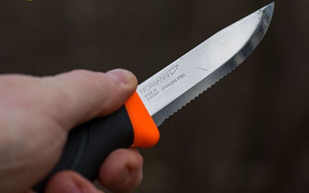 Нож Morakniv Companion F Serrated, нержавеющая сталь, 11829 - 12