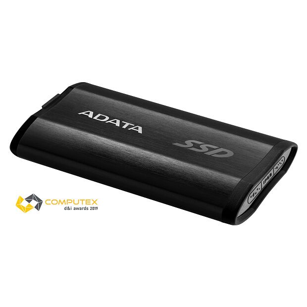 Твердотельный накопитель ADATA External SSD SE800, 512GB, Type-C, USB 3.2 Gen2, R/W 1000/1000 MB/s, IP68, 73x44x13mm, Black - 5