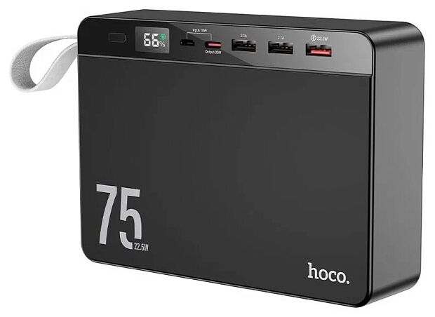 Внешний аккумулятор Hoco J94 Overlord 75000mAh черный - 3