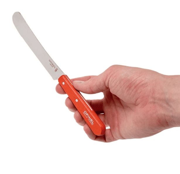 Нож столовый Opinel, деревянная рукоять, блистер, нержавеющая сталь, красный, 002176 - 3