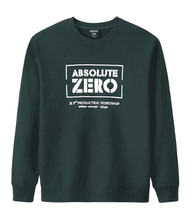 Толстовка Mitownlife Cotton Heavy Original Print Sweater Zreo (Green/Зеленый) 