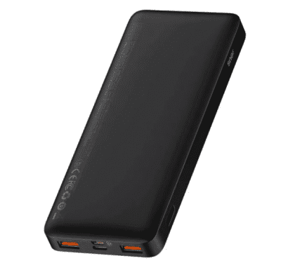Портативный аккумулятор BASEUS Bipow Digital Display 20W, 3A, 10000 мАч, черный - 6