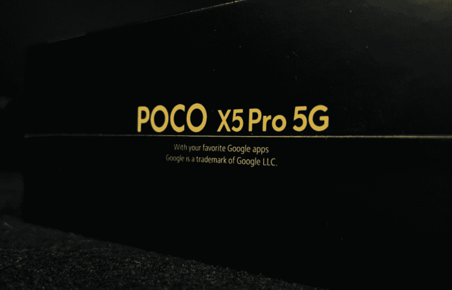 Дизайн коробки для смартфона Poco X5 Pro