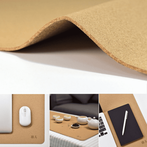 Внешний вид пробкового коврика Xiaomi OAK Natural Cork Mouse Pad 