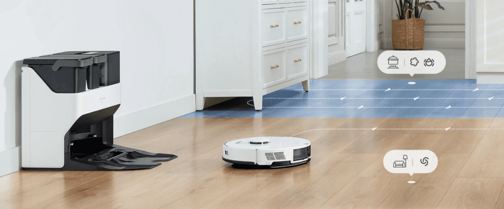 Автономная работа робота-пылесоса Roborock S7 Pro Ultra