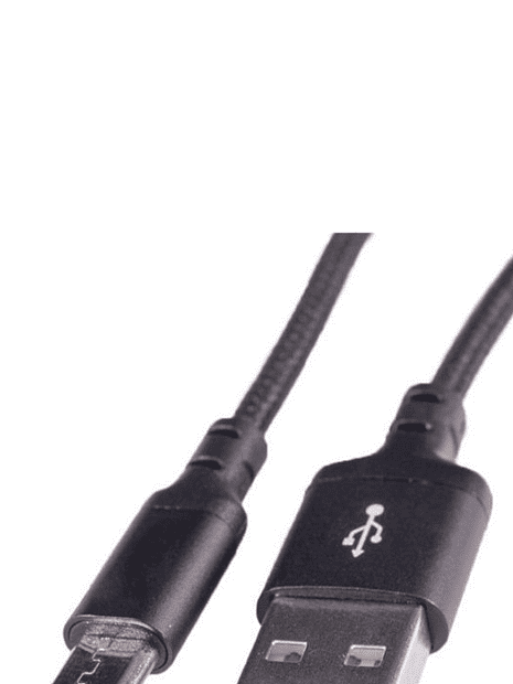 USB кабель HOCO X14 Times Speed MicroUSB, 2м, нейлон (черный) - 1