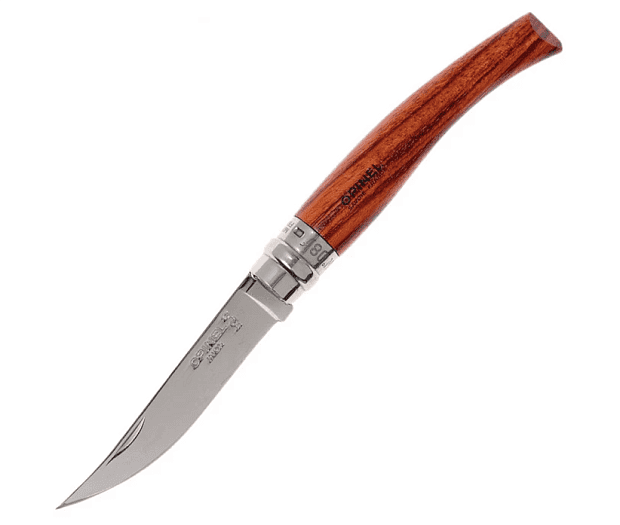 Нож филейный Opinel 8, нержавеющая сталь, рукоять бубинга, 000015 - 1