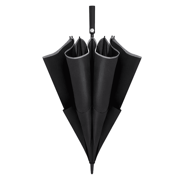 Зонт NINETYGO Double-layer Windproof Golf Automatic Umbrella (Black) - 5
