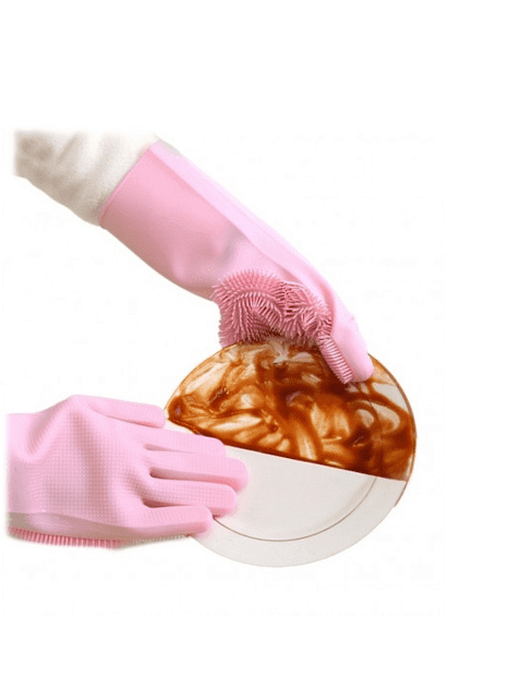 Силиконовые перчатки Jordan Judy Silicone Cleaning Glove (Pink) - 2