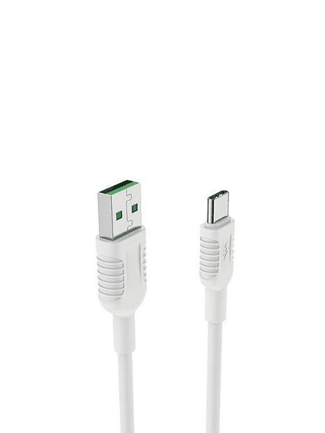 USB кабель BOROFONE BX33 Billow, Type-C, 1.2м, 5A, TPE (белый) - 4