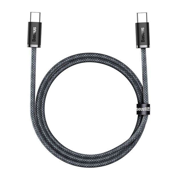 Кабель USB-C BASEUS Dynamic Series Fast Charging, Type-C-Type-C, 5A, 100W, 1 м (серый) (CALD000216) - 9